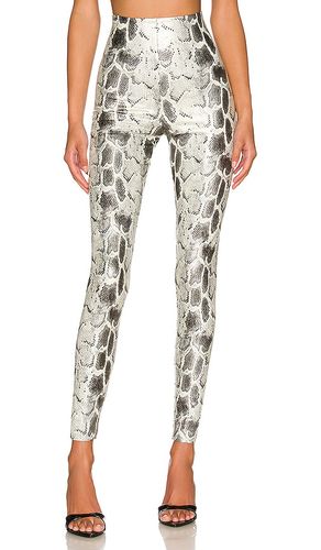 Faux leather animal legging en color blanco talla L en - White. Talla L (también en M, S, XS) - Commando - Modalova