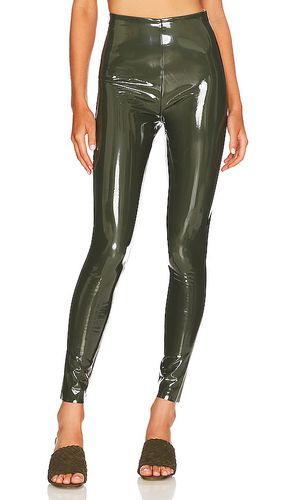Faux patent leather legging en color talla L en - Olive. Talla L (también en M, S, XS) - Commando - Modalova