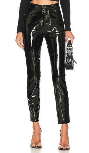 Pantalón faux patent leather en color talla L en - Black. Talla L (también en M, S, XS) - Commando - Modalova