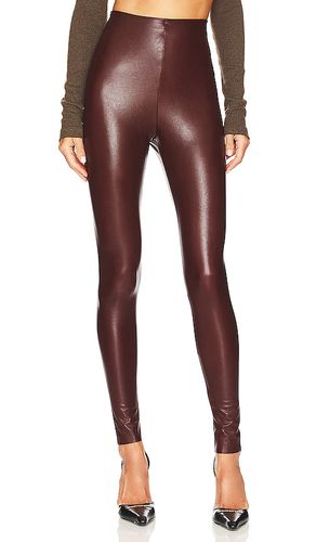 Faux leather legging en color vino talla XL en - Wine. Talla XL (también en XS) - Commando - Modalova