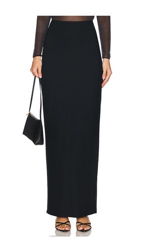 Falda butter luxe maxi column en color talla L en - Black. Talla L (también en M) - Commando - Modalova