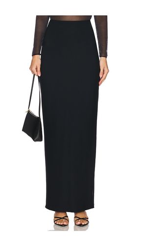 Falda butter luxe maxi column en color talla M en - Black. Talla M (también en S, XS) - Commando - Modalova