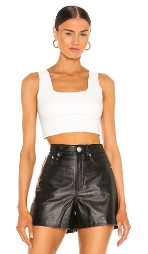 Faux Leather Crop Top in . Size M, XS - Commando - Modalova