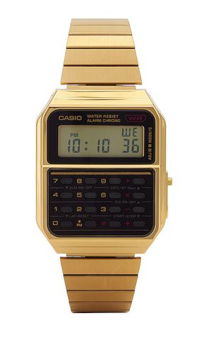 Reloj en color oro metálico talla all en - Metallic Gold. Talla all - Casio - Modalova