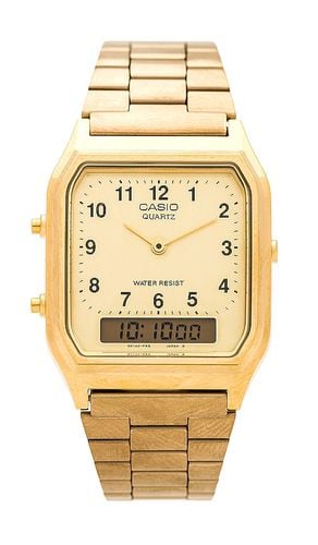 Reloj en color oro metálico talla all en - Metallic Gold. Talla all - Casio - Modalova