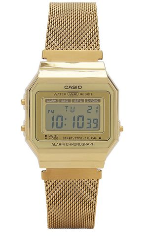 Reloj en color oro metálico talla all en - Metallic Gold. Talla all - Casio - Modalova