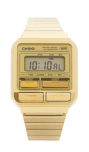 Reloj en color oro metálico talla all en - Metallic Gold. Talla all - Casio - Modalova