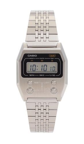 Reloj a1100 en color metálico talla all en - Metallic Silver. Talla all - Casio - Modalova