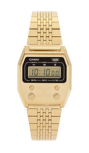 Reloj a1100 en color oro metálico talla all en - Metallic Gold. Talla all - Casio - Modalova