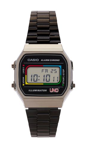 Reloj uno card en color negro talla all en - Black. Talla all - Casio - Modalova