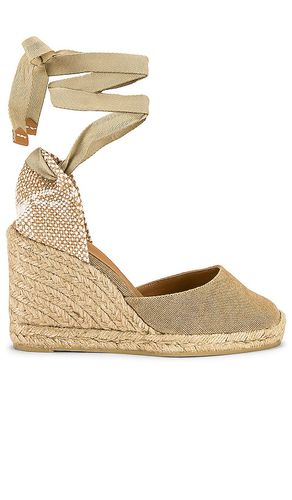 Carina espadrille sandal in color tan size 39 in - Tan. Size 39 (also in 41) - Castaner - Modalova