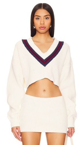 X DANIELLE GUIZIO Crop Rib Knit Pullover Sweater in . Size XS - Champion - Modalova