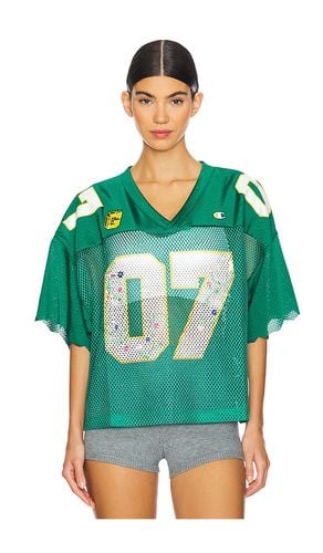 X guizio cut-off football jersey en color verde talla L en - Green. Talla L (también en S, XS) - Champion - Modalova