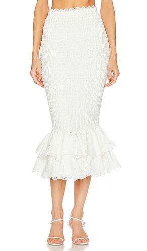 Falda midi liliana en color blanco talla L en - White. Talla L (también en S, XS) - Charo Ruiz Ibiza - Modalova