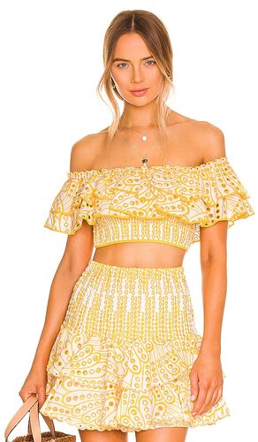 Clara top en color amarillo talla S en - Yellow. Talla S (también en XS) - Charo Ruiz Ibiza - Modalova