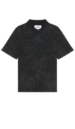 Acid wash short sleeve polo en color talla M en - Black. Talla M (también en S) - Corridor - Modalova