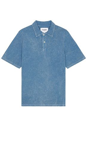 Washed short sleeve polo en color azul talla M en Índigo - Blue. Talla M (también en S) - Corridor - Modalova