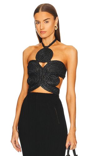 Archer crochet top en color talla M en - Black. Talla M (también en S) - Cult Gaia - Modalova