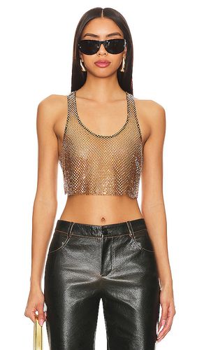 Choco Stardust Crop Top in . Size L, XXS - CULTNAKED - Modalova