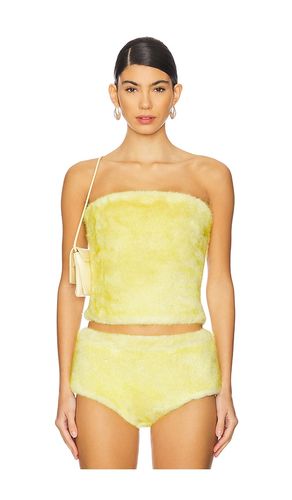 Power Faux Fur Bandeau Top in . Size L. Also in M, S, XL, XXS - CULTNAKED - Modalova