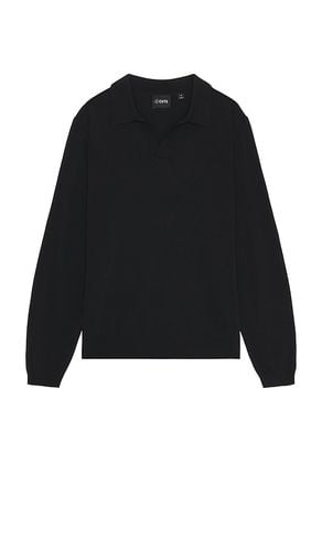 Riviera Knit Long Sleeve Polo in . Taglia M - Cuts - Modalova