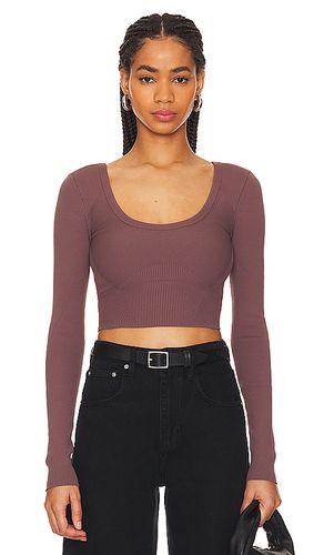 Coreflex long sleeve scoop neck in color brown size L in - Brown. Size L (also in M, S, XS) - Cuts - Modalova