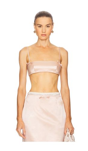 Duchesse Silk Bralette Top in . Size L. Also in M, S - Courtney Zheng - Modalova