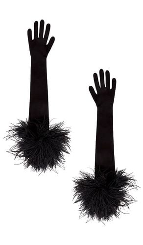 Feather Long Gloves in . Size M, XS - David Koma - Modalova