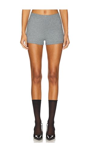 Calesia knit shorts en color gris talla L en - Grey. Talla L (también en M) - GUIZIO - Modalova