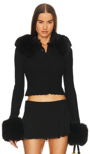 Cárdigan heart en color talla M en - Black. Talla M (también en S, XL) - GUIZIO - Modalova