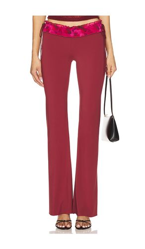 Ruched Side Tie Stretch Pant in . Size S, XS - GUIZIO - Modalova