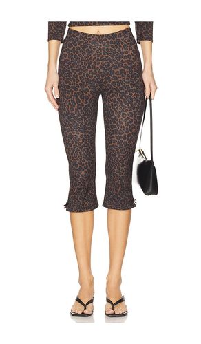 X REVOVLE Caria Capri Printed Mesh Pants in . Size M, S, XL, XS - GUIZIO - Modalova