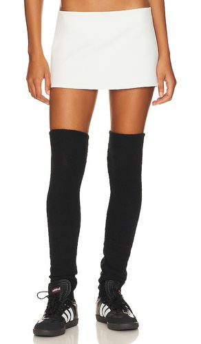 Minifalda elástica en color talla L en - White. Talla L (también en S) - GUIZIO - Modalova