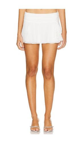 Chiffon Slit Mini Skirt in . Size XL - GUIZIO - Modalova