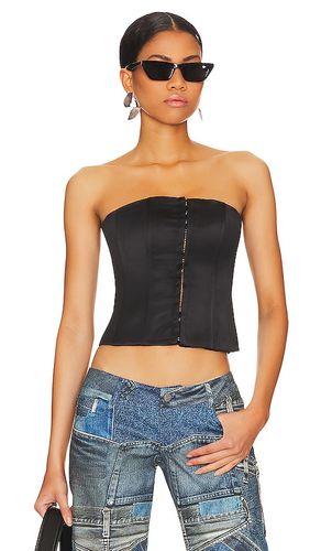 Satin Corset Top in . Size M, S, XS, XXS - GUIZIO - Modalova