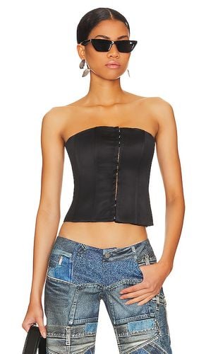 Satin Corset Top in . Size XS - GUIZIO - Modalova