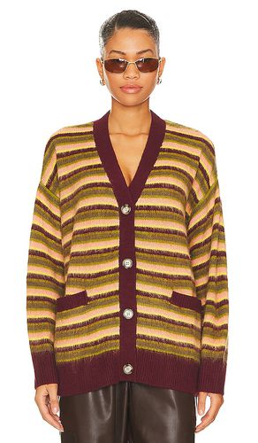 Stripe cardigan in color wine size M in - Wine. Size M (also in S) - DAYDREAMER - Modalova