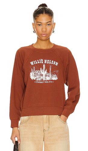 Willie nelson stardust tour raglan crew in color orange size M in - Orange. Size M (also in S, XS) - DAYDREAMER - Modalova