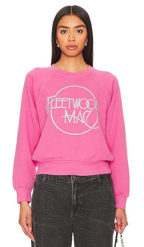 Fleetwood mac circle logo raglan crew in color pink size S in - Pink. Size S (also in XL, XS) - DAYDREAMER - Modalova