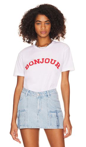 Camiseta bonjour en color talla L en - White. Talla L (también en M) - DEPARTURE - Modalova