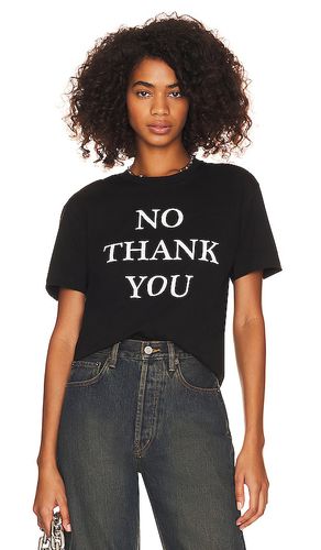 Camiseta no thank you en color talla M en - Black. Talla M (también en S) - DEPARTURE - Modalova