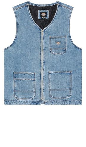 Zip Front Denim Vest in . Size XL - Dickies - Modalova