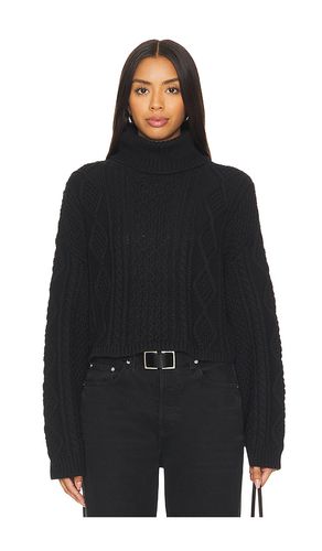 Cropped Cable Turtleneck Sweater in . Size M, S, XL, XS - Denimist - Modalova