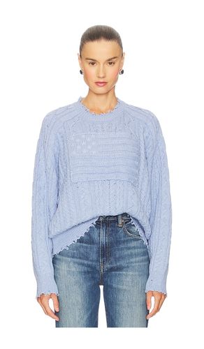 Oversized Cropped Shadow American Flag Sweater in . Size L. Also in M, S, XL, XS - Denimist - Modalova