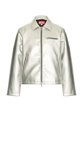 Chaqueta en color metálico talla 46 en - Metallic Silver. Talla 46 (también en 50, 52) - Diesel - Modalova