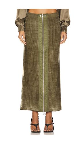 Falda maxi m-asi en color oliva talla L en - Olive. Talla L (también en M, S, XL, XS) - Diesel - Modalova