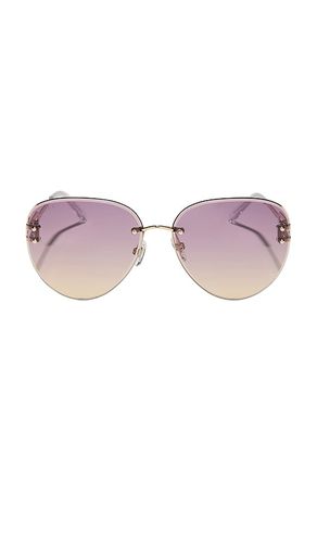 Gafas de sol trista en color oro metálico talla all - DIFF EYEWEAR - Modalova