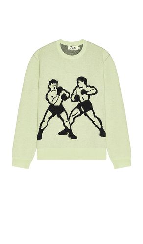 Knuckle sandwich crew knit sweater en color verde talla M en - Green. Talla M (también en S, XL/1X) - Duvin Design - Modalova