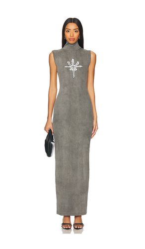 Vestido largo trident knit en color talla L en - Grey. Talla L (también en M, S, XS) - Di Petsa - Modalova