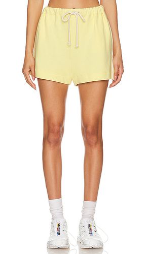 Pantalones cortos deportivos a rayas en color amarillo limon talla XS en - Lemon. Talla XS (también en XXS) - DONNI. - Modalova